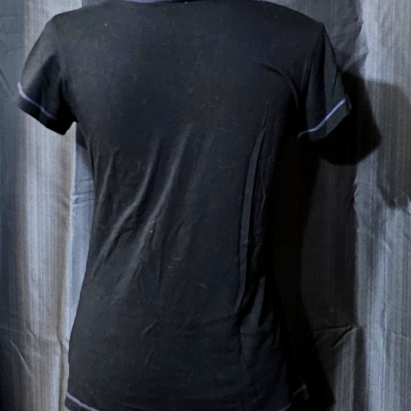 Fairy by Trick Vintage Y2k Goth Fairy Women's Black Angel Graphic Tee - Picture 5 of 8